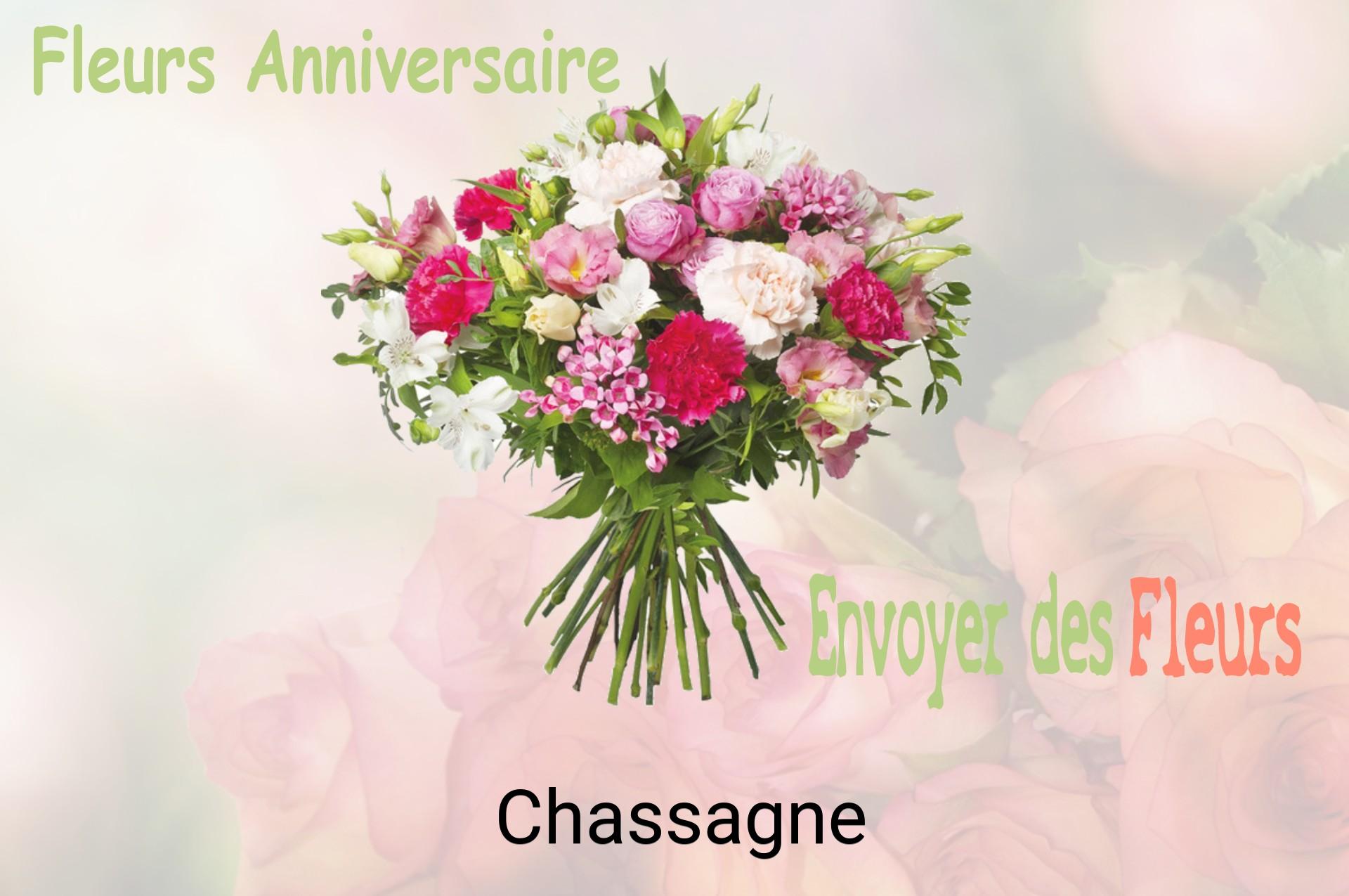 Bouquet de fleurs d’anniversaire livré à Chassagne
