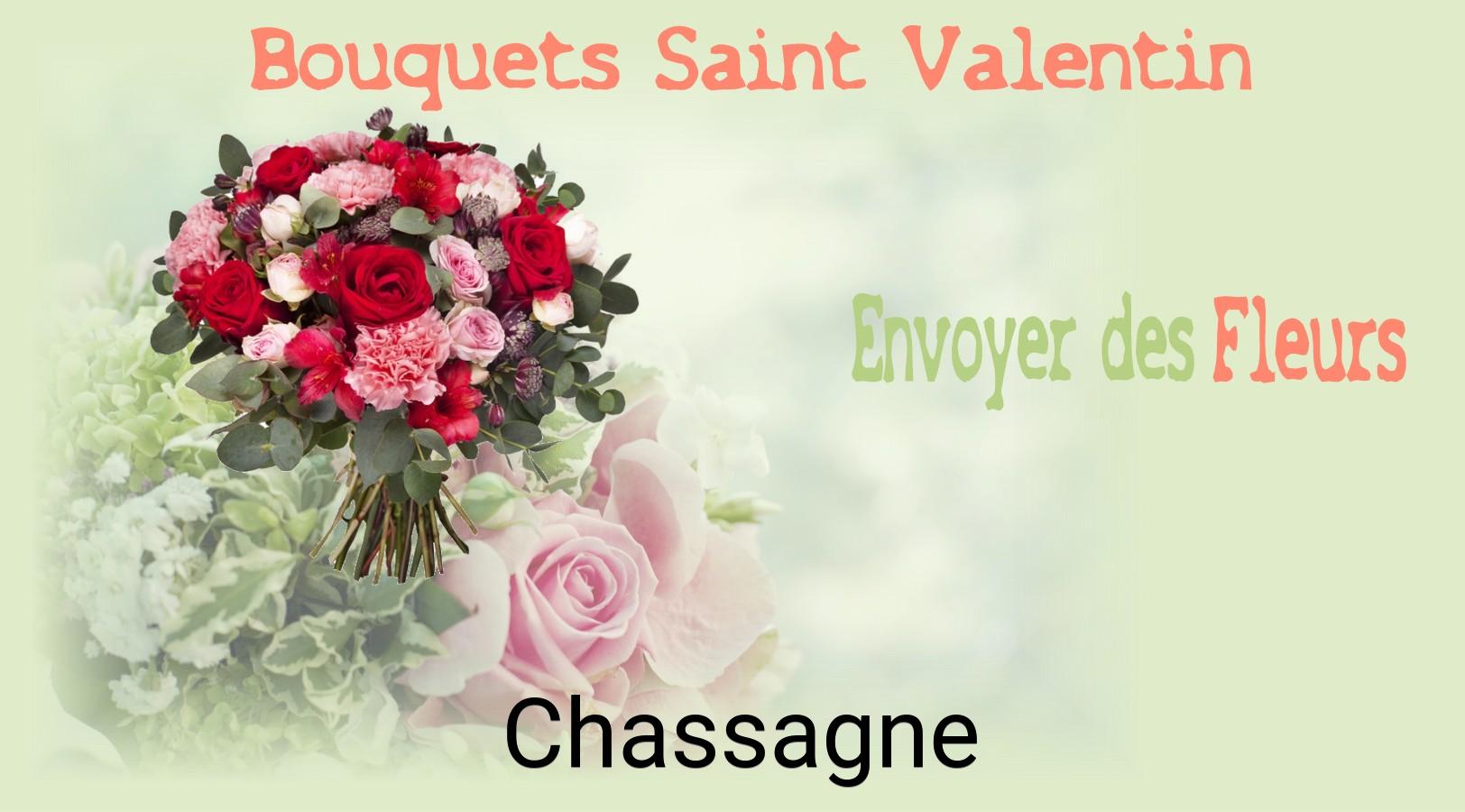 Roses de Saint-Valentin livrées à Chassagne